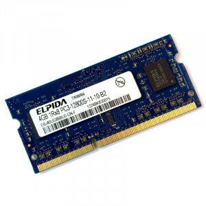 Memorie Laptop Elpida 4GB DDR3, 1600MHz, 1Rx8, PC3-12800