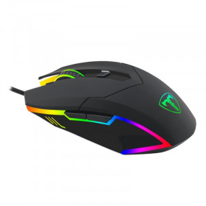 Mouse Gaming T-DAGGER Lance Corporal, Optic, USB, 3200 dpi, 6 butoane, Iluminare LED RGB