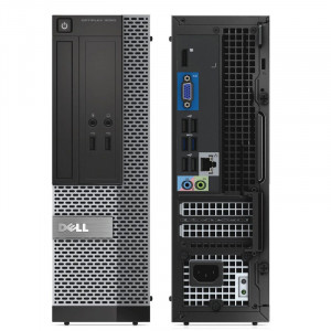 Calculator Dell 3020 SFF, Intel DualCore G3220T 2.6GHz, 4GB DDR3, 250GB, HD Graphics 4000, USB 3.0, DVD-RW