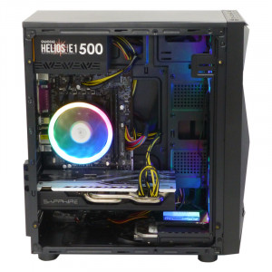 Calculator Gaming Glider Cosmo, Intel Core i5 4460 3.2GHz, ASRock H81 Pro BTC, 16GB DDR3, SSD 120GB, 1TB, Sapphire RX 580 Nitro+ 4GB DDR5 256-bit, HDMI, DVI, 500W