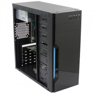 Calculator Gaming Inter-Tech B42, Intel Core i3 4160 3.6GHz, Acer H81H3-AD, 8GB DDR3, 250GB, ATI R5 340X 2GB DDR3, DVI, 300W