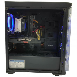 Calculator Gaming S-LUX V2, Intel i3 6100T 3.2GHz, GA-H110-D3A, 8GB DDR4, SSD 120GB, 1TB, ASUS RX 570 Expedition 4GB GDDR5 256-bit, 550W