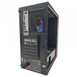 Calculator Gaming Seg-Ryzen, AMD Ryzen 5 2600 3.4GHz, ASRock A320M-HDV, 16GB DDR4, SSD 256GB, 1TB, Biostar RX 550 4GB GDDR5 128-bit, DVI, HDMI, 500W