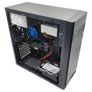Calculator Gaming Sego V5, Intel Core i3 4130 3.4GHz, GA-H81M-D2V, 8GB DDR3, SSD 128GB, 250GB, ATI R5 340X 2GB DDR3, DVI, 300W, DVD-RW