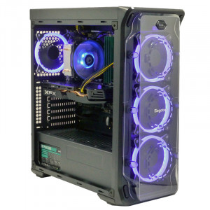Calculator Gaming Segotep LUX V2, Intel Core i5 4590 3.3GHz, Asus CS-B, 16GB DDR3, 1TB, XFX RX 580 8GB DDR5 256-bit, DVI, HDMI, 600W