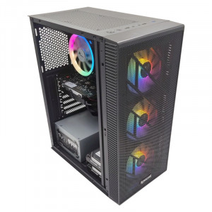 Calculator Gaming Segotep RED-Blizt, Intel Core i5 4690K 3.5GHz, GIGABYTE H81M-DS2, 16GB DDR3, SSD 240GB, 1TB, Biostar RX550 4GB DDR5 128bit, HDMI, 500W