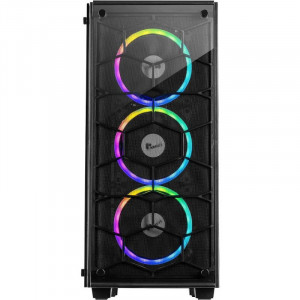 Carcasa Gaming Inter-Tech C-907 Cobweb, MiddleTower, USB 3.0, Panou transparent