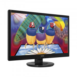 Monitor LED 20" ViewSonic VA2046a, 1600x900, 5ms, VGA, Cabluri incluse