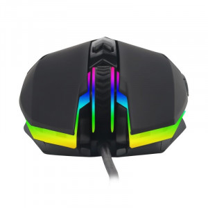Mouse Gaming T-DAGGER Lance Corporal, Optic, USB, 3200 dpi, 6 butoane, Iluminare LED RGB