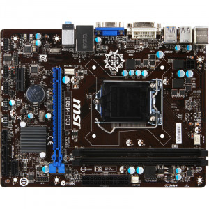 Placa de baza MSI B85M-E45, Intel B85, LGA1150, 4th gen
