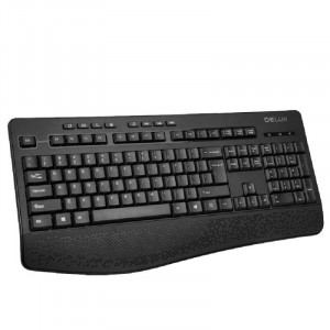 Tastatura Delux K6060G Wireless/Bluetooth Black