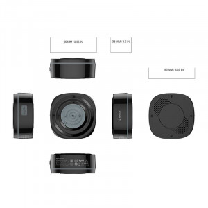 Boxa portabila Orico SoundPlus R1 Black, Bluetooth, Baterie reincarcabila