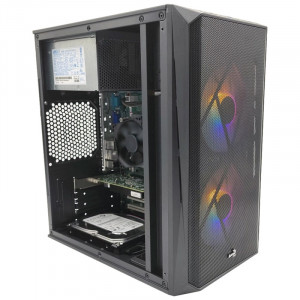 Calculator Gaming Aero CS-107 V2, Intel Core i5 3350p 3.1GHz, Lenovo IS7XM, 8GB DDR3, SSD 120GB, 250GB, ATI R5 340X 2GB DDR3, DVI, 300W