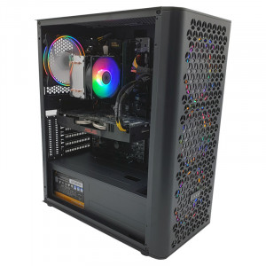 Calculator Gaming I-Fury, Intel i3 6100T 3.2GHz, GA-H110-D3A, 8GB DDR4, SSD 120GB, 500GB, ASUS RX 570 Expedition 4GB GDDR5 256-bit, 500W