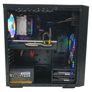 Calculator Gaming InazaK, Intel Core i5 4460 3.2GHz, MSI H81M-P33, 8GB DDR3, SSD 120GB, 400GB, Sapphire RX 580 NITRO+ 4GB GDDR5 256-bit, DVI, HDMI, 500W
