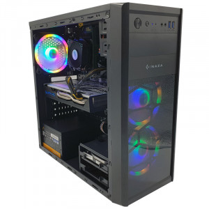 Calculator Gaming Katana, Intel i3 6100T 3.2GHz, GA-H110-D3A, 8GB DDR4, SSD 120GB, 500GB, Sapphire RX 580 NITRO+ 4GB GDDR5 256-bit, DVI, HDMI, 500W