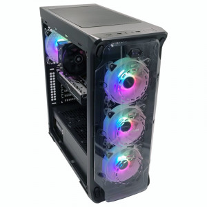 Calculator Gaming LUX V4, Intel Core i5 7400 3GHz, MSI H110M-S03, 16GB DDR4, SSD 240GB, 1TB, RX 480 8GB GDDR5 256-bit, 500W