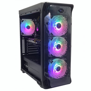 Calculator Gaming LUX V8, Intel Core i5 7400T 2.4GHz, Asus Q170M-C, 16GB DDR4, SSD 250GB, HDD 1TB, RX 580 8GB DDR5 256-bit, 500W