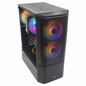 Calculator Gaming Quantum, AMD Ryzen 5 1600X 3.6GHz, GA-A320M-S2H, 8GB DDR4, SSD 256GB, 500GB, RX 570 4GB GDDR5 256-bit, HDMI, DVI, 500W