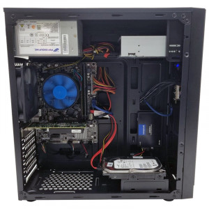 Calculator Gaming Sego V5, Intel Core i3 4130 3.4GHz, GA-H81M-D2V, 8GB DDR3, SSD 128GB, 250GB, ATI R5 340X 2GB DDR3, DVI, 300W, DVD-RW