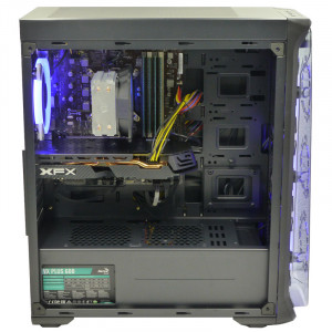 Calculator Gaming Segotep LUX V2, Intel Core i5 4590 3.3GHz, Asus CS-B, 16GB DDR3, 1TB, XFX RX 580 8GB DDR5 256-bit, DVI, HDMI, 600W