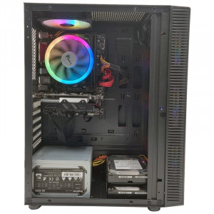 Calculator Gaming Segotep RED-Blizt, Intel Core i5 4690K 3.5GHz, GIGABYTE H81M-DS2, 16GB DDR3, SSD 240GB, 1TB, Biostar RX550 4GB DDR5 128bit, HDMI, 500W