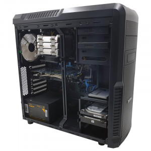 Calculator Gaming Zalman Z3+, AMD Vishera FX-8120 3.5GHz, Asus M5A78L-M, 16GB DDR3, SSD 120GB, 1TB, Gigabyte HD6850 1GB GDDR5 256-bit, DVI, HDMI, 450W