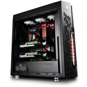 Carcasa Gaming Deepcool Gamer Storm Genome II, Cooler inclus, USB 3.0, Vent 4x 120mm, MiddleTower, Desigilat
