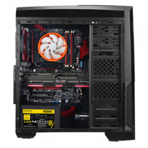 Carcasa Gaming Segotep Sprint V2, USB 3.0, Panou Transparent, MiddleTower, 2x 120mm