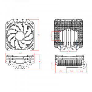 Cooler CPU ID-Cooling IS-40X-V2