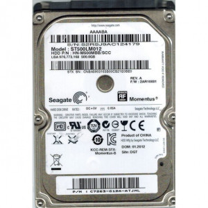 Hard disk Laptop 500GB Seagate Momentus ST500LM012 SATA II, 5400 rpm, Buffer 8MB, 9.5 mm