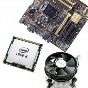 KIT Placa de baza Asus B85M-C/C/SI, Intel Core i5 4570 3.2GHz, 16GB DDR3, Cooler EKL