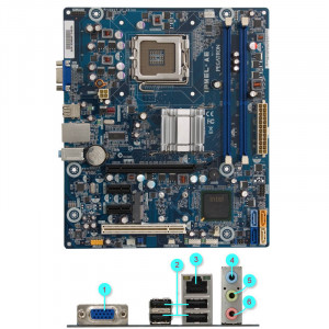 KIT Placa de baza HP IPMEL-AE, DDR3, Intel Quad Core Q8300 2.5GHz, LGA775, Coolere procesor inclus