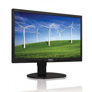 Monitor LED 22" Grad A, Philips Widescreen 220B4L, 5ms, 1680x1050, DVI, VGA, 2x USB, Cabluri incluse