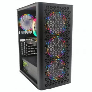 Calculator Gaming Fury V4, Intel Core i5 7400 3GHz, MSI H110M-S03, 16GB DDR4, SSD 240GB, HDD 1TB, RX 470 STRIX OC 4GB GDDR5 256-bit, 500W