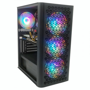 Calculator Gaming Fury V6, Intel Core i5 7400 3GHz, GA-H110M-S2H, 16GB DDR4, SSD 256GB, HDD 1TB, RX 580 8GB GDDR5 256-bit