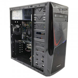Calculator Gaming Inaza SysPro, Intel Core i5 3550P 2.1GHz, Pegatron IPMMB-FS, 8GB DDR3, SSD 120GB, 250GB, ATI HD 7570 1GB DDR5 128-bit, 300W, DVD-RW
