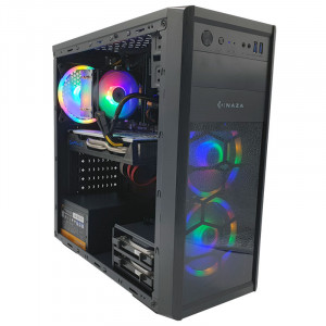 Calculator Gaming InazaK, Intel Core i5 4460 3.2GHz, MSI H81M-P33, 8GB DDR3, SSD 120GB, 400GB, Sapphire RX 580 NITRO+ 4GB GDDR5 256-bit, DVI, HDMI, 500W
