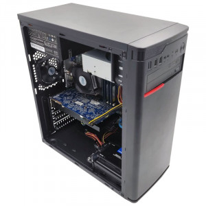Calculator Gaming Inter k5, Intel Core i5 2400 3.1GHz, Lenovo IS6XM, 8GB DDR3, SSD 128GB, 500GB, PNY GTS-250 1GB GDDR3 256-bit, DVI, 300W, DVD-RW