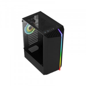 Carcasa Gaming Aerocool Bionic V2, MiddleTower, 2x USB 3.0, Panou transparent