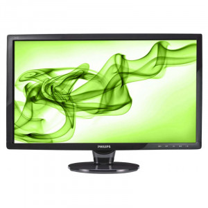 Monitor LED Philips 24" 241B4L, Grad A, 1920x1080, DVI, VGA, DisplayPort, Cabluri incluse