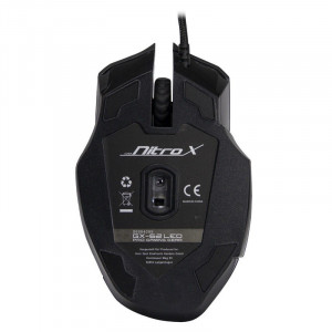 Mouse Gaming Inter-Tech GX-62, Optic, USB, 3200 DPI, 6 butoane, Iluminare RGB
