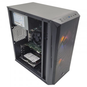 Calculator Gaming Aero CS-107 V2, Intel Core i5 3350p 3.1GHz, Lenovo IS7XM, 8GB DDR3, SSD 120GB, 250GB, ATI R5 340X 2GB DDR3, DVI, 300W