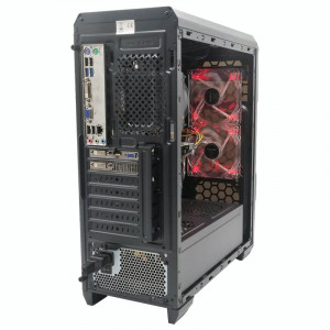 Calculator Gaming B-RED, Intel Xeon E3-1270 v3 (i7 4770) 3.5GHz, MSI H81M-P33, 16GB DDR3, SSD 240GB, 500GB, GIGABYTE GeForce GT 740 OC 1GB GDDR5 128-bit, HDMI, DVI, 350W