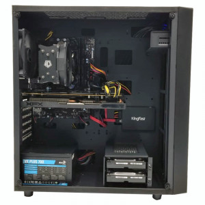 Calculator Gaming E-SHIELD V2, Intel Core i5 6500 3.2GHz, MSI H110M-S03, 16GB DDR4, SSD 256GB, 1TB, XFX R9 390X 8GB DDR5, 700W