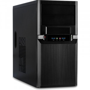 Calculator Gaming InterTM, Intel Core i3 4130 3.4GHz, GA-H81M-D2V, 8GB DDR3, SSD 128GB, 500GB, ATI R5 340X 2GB DDR3, DVI, 300W, DVD-RW