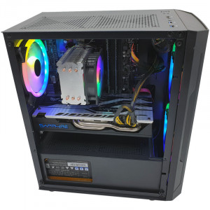 Calculator Gaming Trinity V2, Intel i3 6100 3.7GHz, GA-B150M-D3P, 16GB DDR4, SSD 240GB, 1TB, Sapphire RX 580 NITRO+ 4GB GDDR5 256-bit, DVI, HDMI, 500W