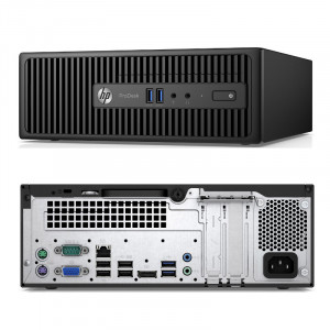 Calculator HP ProDesk 400 G3 SFF, Intel Core i3 6100 3.7GHz, 8GB DDR4, SSD 256GB, DVD-RW