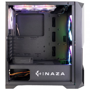 Carcasa Gaming Inaza Prism, USB 3.0, 5x Vent. 120 mm LED RGB, Panou transparent