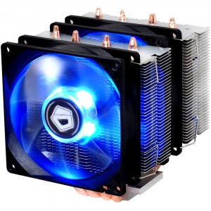Cooler CPU ID-Cooling SE-904TWIN Blue LED, 2x Vent 92mm, 4x Heatpipe-uri Cupru